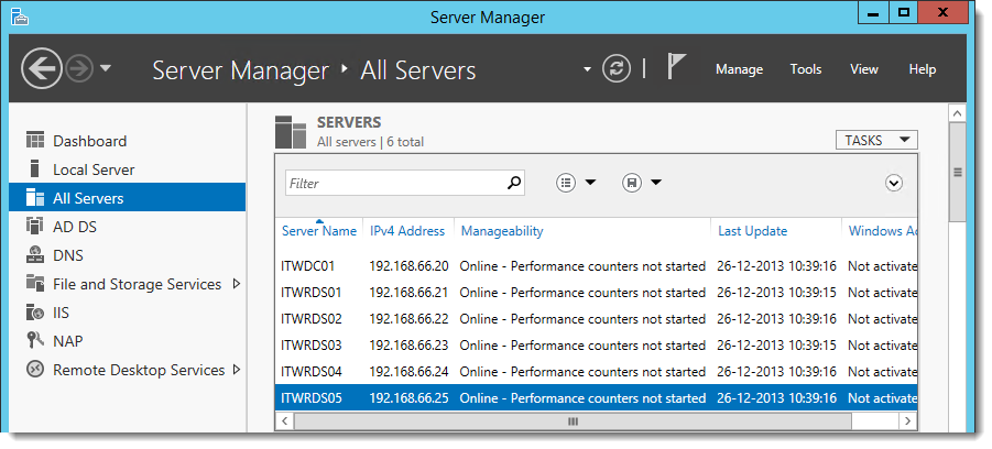 Activate Terminal Services Windows 7