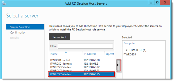 RDS Deployment - Add Session Host 03