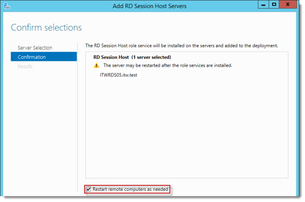 RDS Deployment - Add Session Host 04