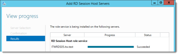 RDS Deployment - Add Session Host 05