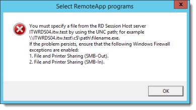 Déploiement RDS - RemoteApps 04