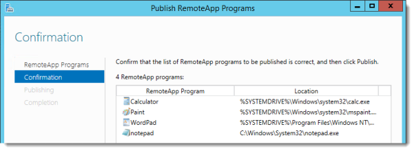 Déploiement RDS - RemoteApps 06